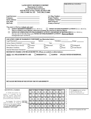 Land Survey Report Sample Pdf - Fill and Sign Printable Template Online