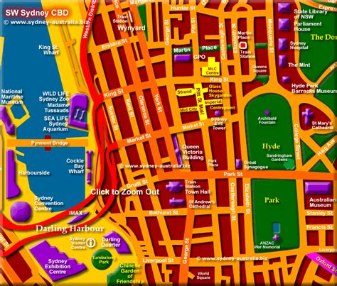 Map Of Sydney Cbd - Map Of The World