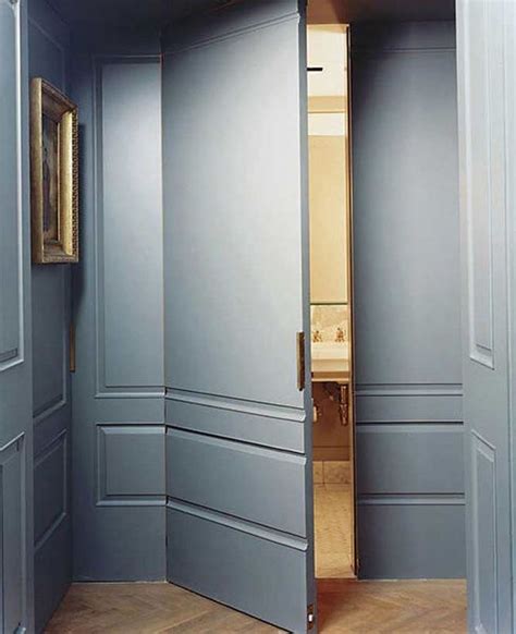 Stunning Hidden Door Ideas Gold Shelves