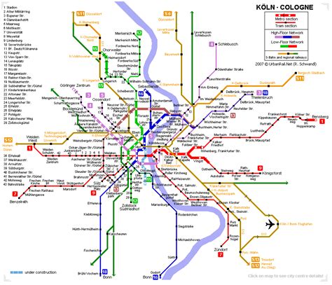 Cologne Map - Detailed City and Metro Maps of Cologne for Download ...