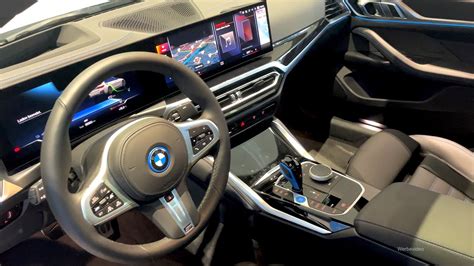 2023 - BMW i4 eDrive 40 Gran Coupe M Sport (Full - Interior) - YouTube