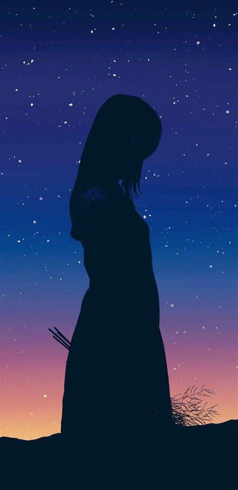 Aesthetic silhouette girl Wallpapers Download | MobCup