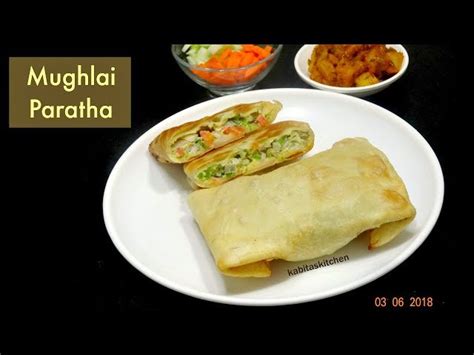 Mughlai Paratha Recipe from Kabitas Kitchen - recipe on Niftyrecipe.com