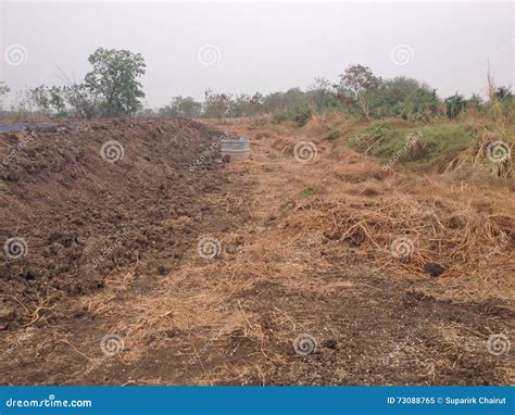 Biogas Covered Lagoon stock image. Image of lagoon, dirty - 73088765