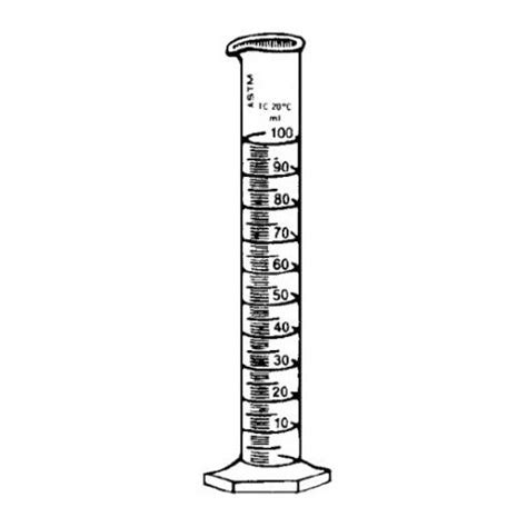 Draw a diagram of graduated cylinder of range of 0-100mL? - Brainly.in