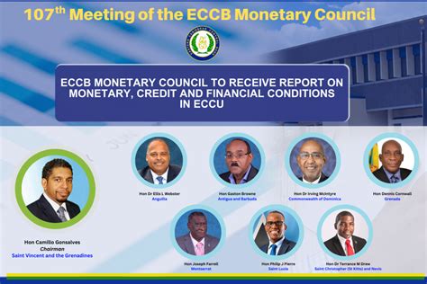 ECCB Monetary Council to Receive Report on Monetary, Credit and ...