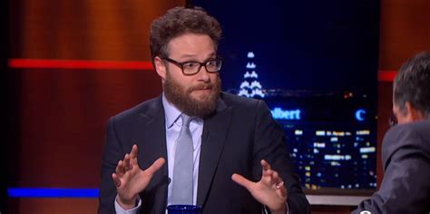 Seth Rogen Explains Why He Made The Interview on Colbert Report ...