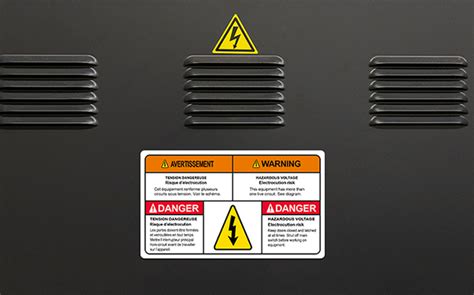 Electrical Labels | Warning Labels - IndustriTAG by GA International