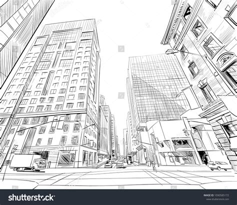 Canada City Hand Drawn Sketch: Over 2,423 Royalty-Free Licensable Stock ...