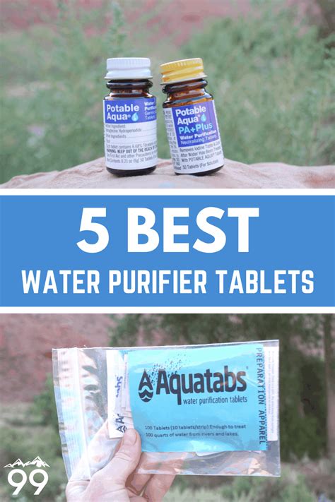 5 Best Water Purification Tablets in 2020 | 99Boulders