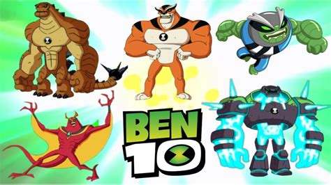 Ben 10 Reboot - All New Aliens First Appearance Transformations - YouTube