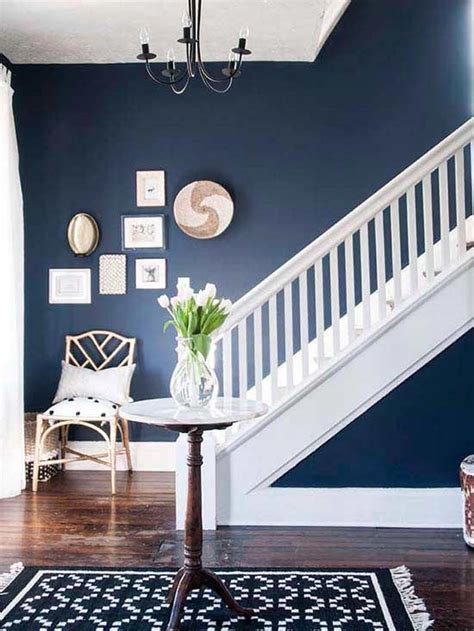 25 Dazzling Colors That Go with Navy Blue | Living room paint, Room ...