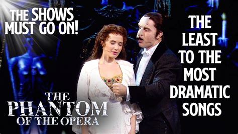 Phantom songs but they get progressively more dramatic | Phantom of the ...