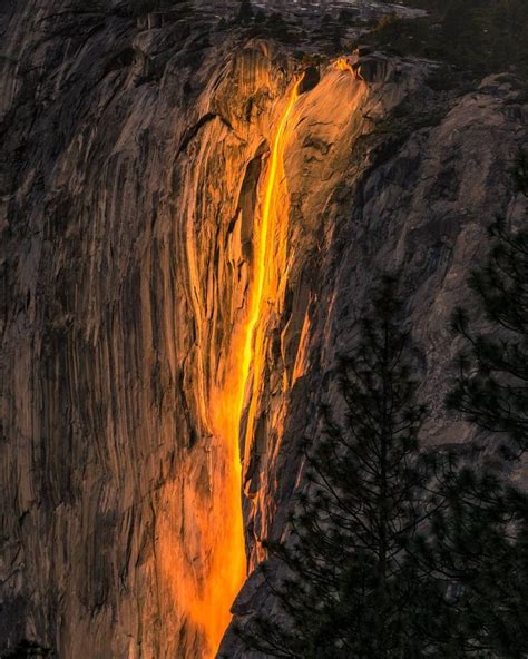 Yosemite’s El Capitan ‘firefall’ phenomenon puts on blazing show in ...