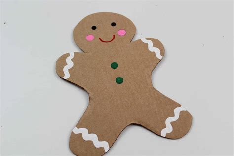 Gingerbread Man Craft for Younger Kids · The Inspiration Edit