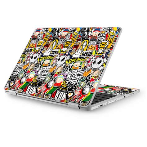 Skin Vinyl Sticker Cover Decal for Asus Chromebook 12.5 Laptop Notebook ...