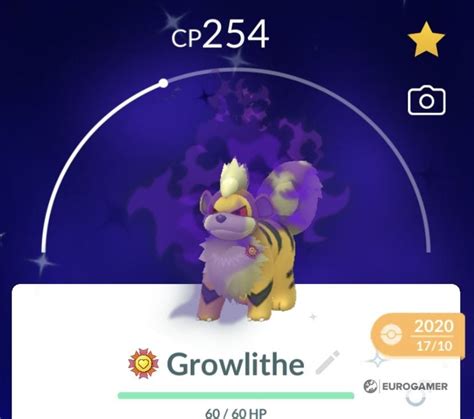 Growlithe 100% perfect IV stats, shiny Growlithe in Pokémon Go ...