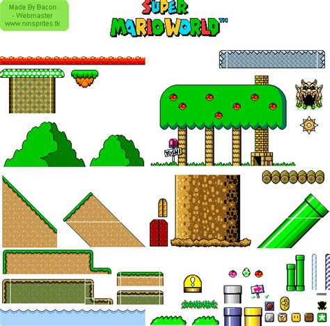 SNES - Super Mario World - The Spriters Resource