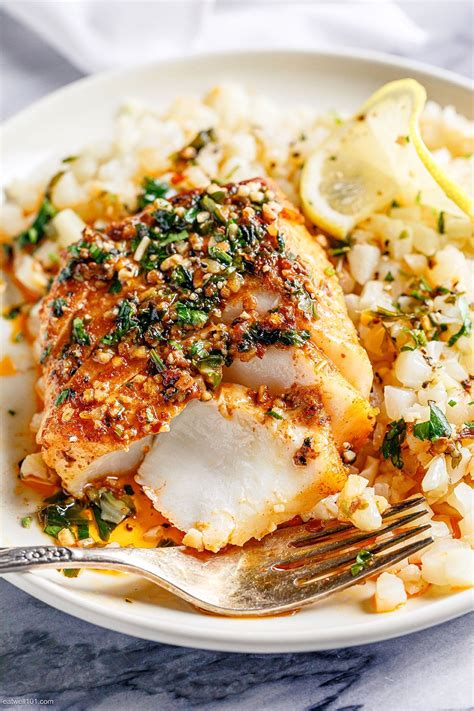 Lemon Garlic Butter Baked Cod Fillets | Cod fish recipes, Fish recipes ...