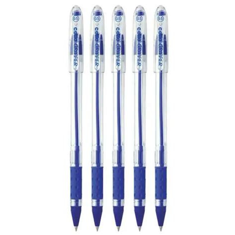 Bic Cello 0.5 mm Gripper Blue Ballpoint Pen (Pack of 5) - JioMart