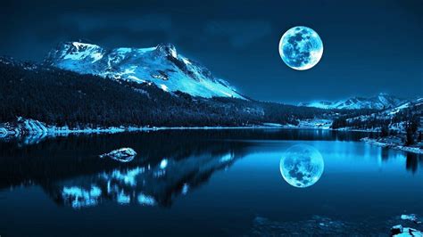 Moon and Mountains Wallpapers - Top Free Moon and Mountains Backgrounds ...