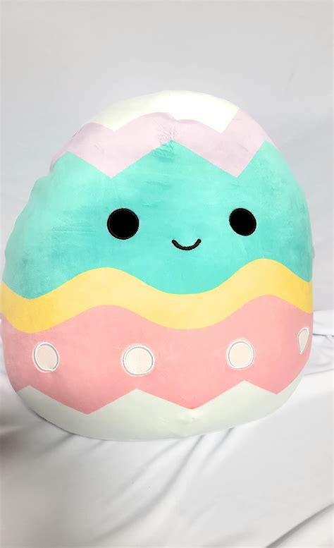 14" Squishmallows Egbert, Pastel Easter Egg Plush Stuffed Animal Toy ...