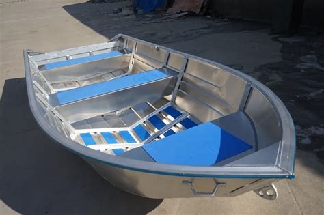 Hot Sales All Welded Aluminum Jon Boat With Square Gunwale And Rubber ...