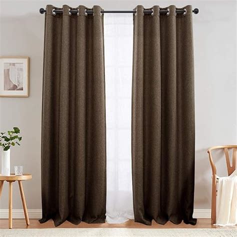 Living Room Light Brown Curtains - Homedecorations