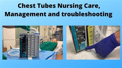 Chest Tubes- Nursing Care, Management and troubleshooting (part3) - YouTube