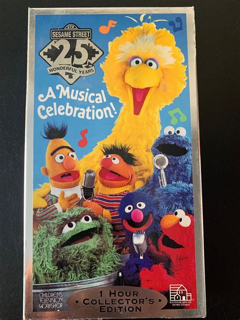 Sesame Street's 25th Birthday A Musical Celebration VHS | Etsy