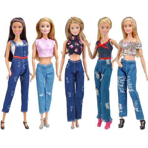 Fashion Summer Casual Wear for Barbie Doll Clothes Accessories Play ...