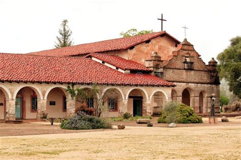 Mission San Antonio De Padua Stock Image - Image of architecture, tree ...