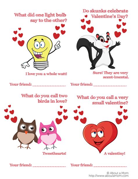 Free Printable Funny Valentine's Day Cards - About a Mom