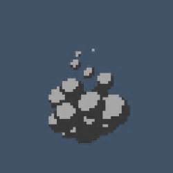 [OC][CC] My attempt at smoke. Looking for tips to improve it. : PixelArt