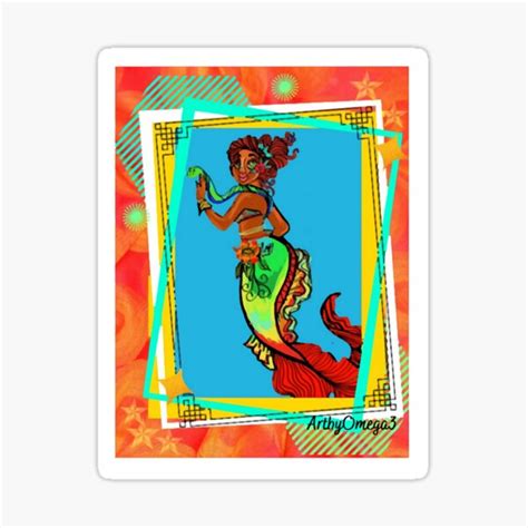 "Mami Wata mermaid " Sticker by nalimon | Redbubble