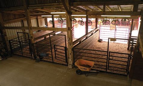 Livestock barn, Barn stalls, Cattle barn