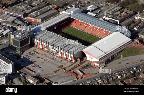 Aerial image of Sheffield United FCs Bramall Lane football Stadium ...