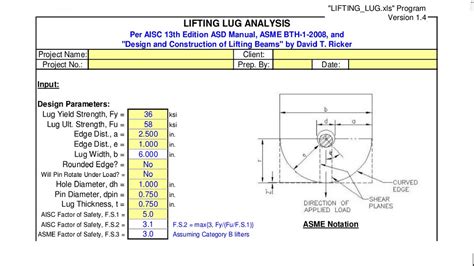 Lifting lug calculation pdf - bdaresponse