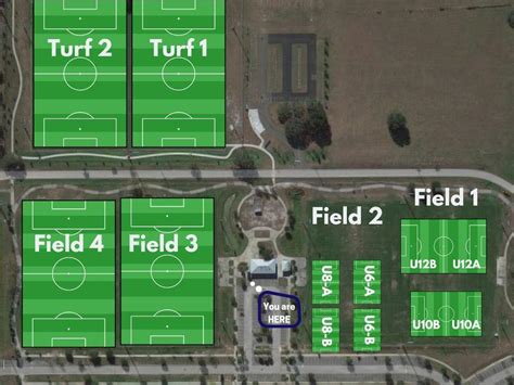 Mesa Soccer Field Map