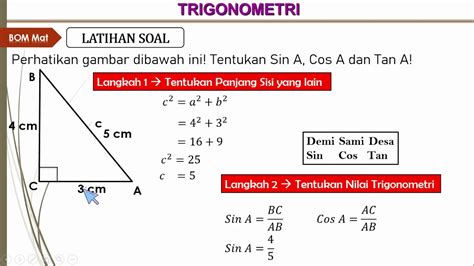 Contoh Soal Cerita Perbandingan Trigonometri Segitiga Siku Siku - IMAGESEE