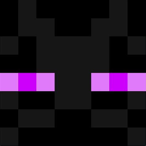 Enderman face | Minecraft Faces Free pattern and Tutorials #enderman # ...