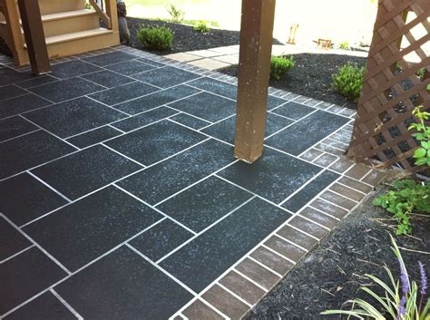 Concrete Restoration: Custom Slate Patterns on Large Patios ...