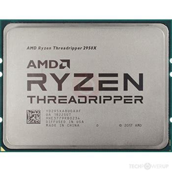 AMD Ryzen Threadripper 2950X Specs | TechPowerUp CPU Database