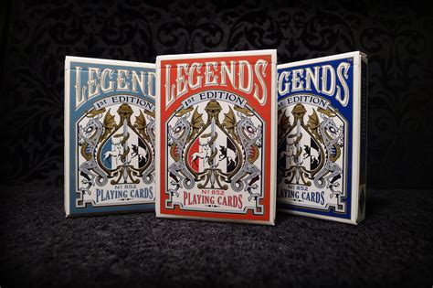 Legends Playing Cards 1st Edition Blue