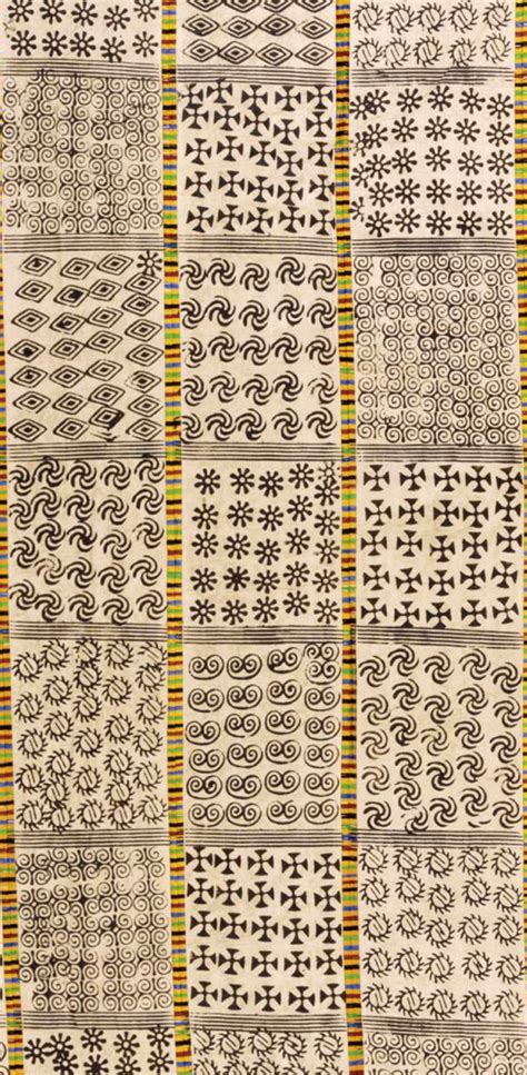 Lot | Sotheby's | Adinkra cloth, Adinkra, African textiles