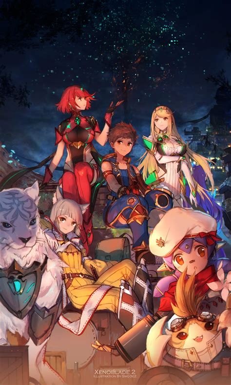 Xenoblade Chronicles 2 has developed quite a fan art following ...