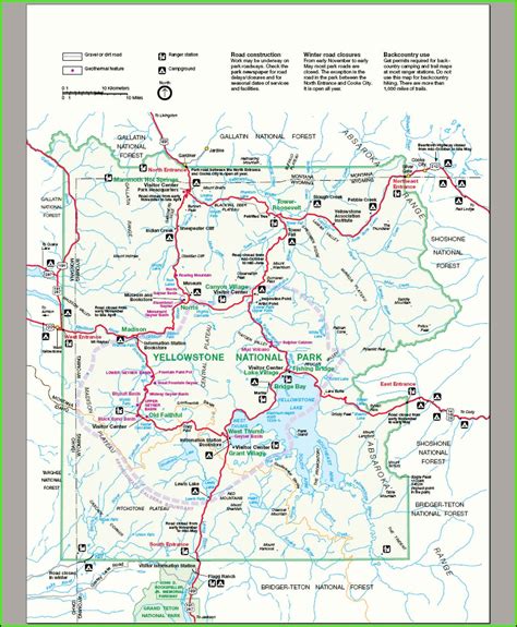 1883 Yellowstone Map - London Top Attractions Map