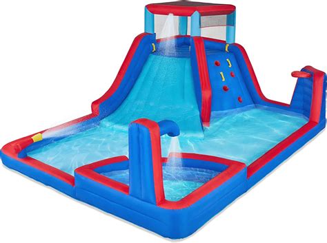 Fun Four Corner Inflatable Water Slide Park Kids Play Toys at Lowes.com