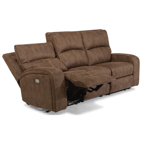 Flexsteel Latitudes - Nirvana Contemporary Power Reclining Sofa with ...