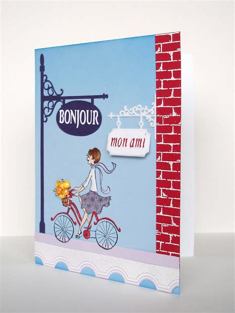 Kara Lynne's Card Designs: Bonjour, Mon Ami